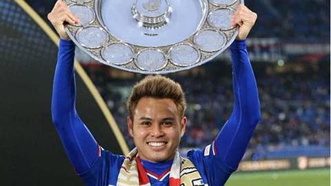 Tuyển thủ Thái Lan giành chức vô địch lịch sử ở J.League 